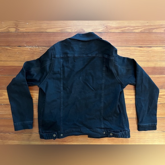 Born Primitive Black Endeavor Stretchy Denim Jacket Size Small NWT - Picture 2 of 5